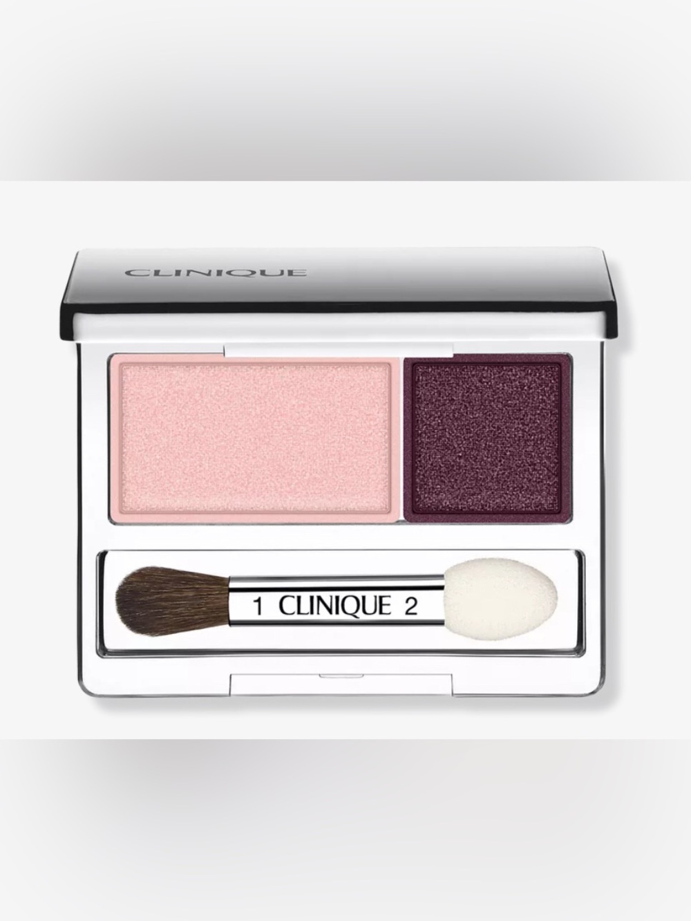 New Clinique All About Shadow Eyeshadow Duo #20 Jammin’ Light Pink & Plum